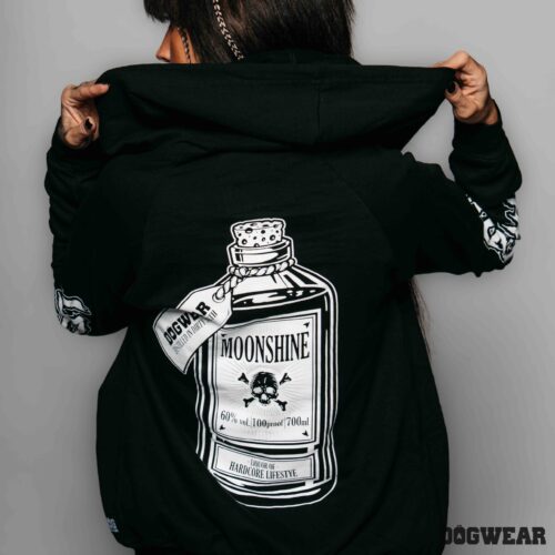 Moonshine zipes pulóver