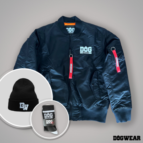 Hardcore lifestyle bomber kabát ajándék sapkával és zoknival